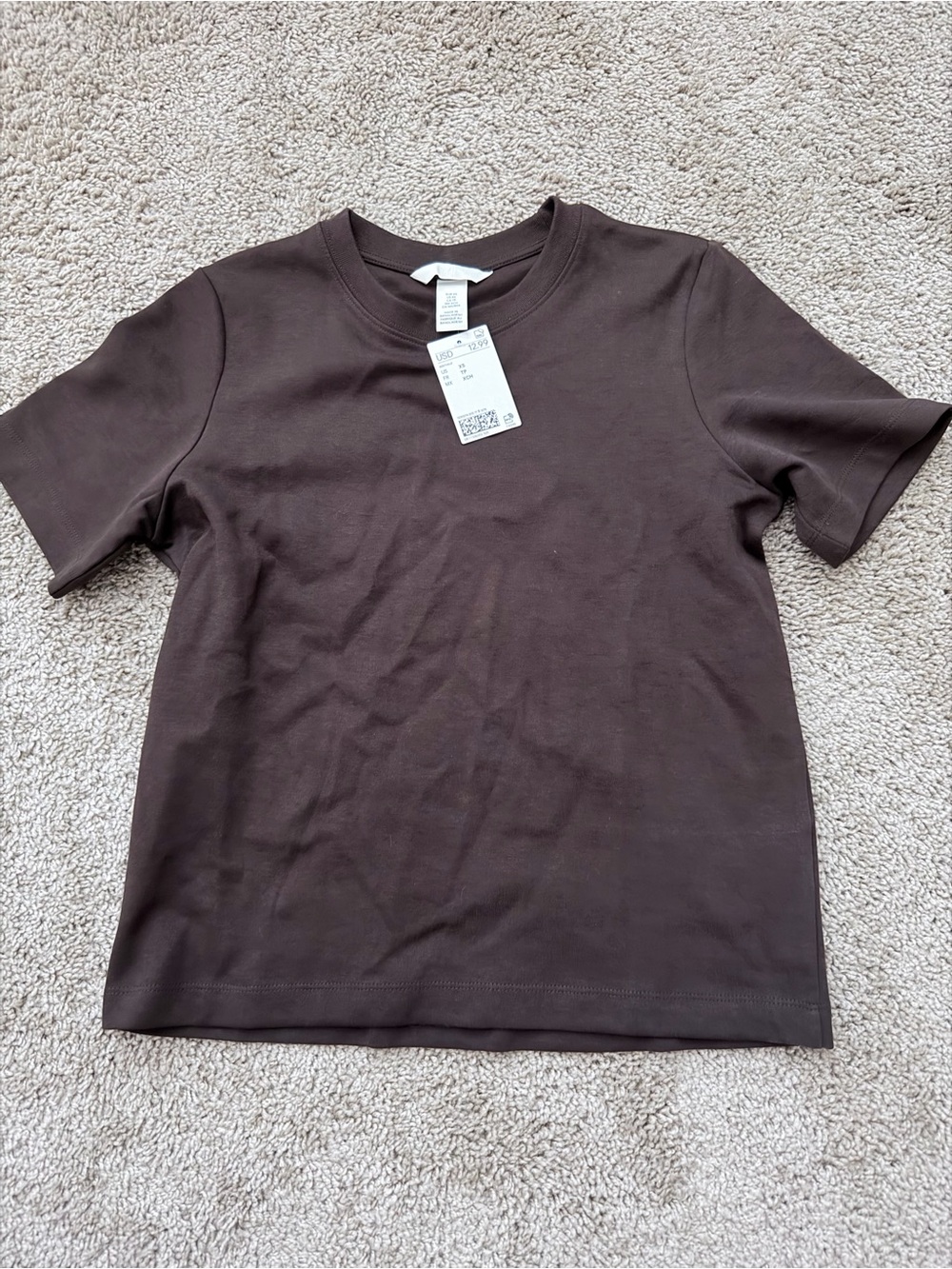 Women’s Classic Crew Neck T-Shirt - Brown